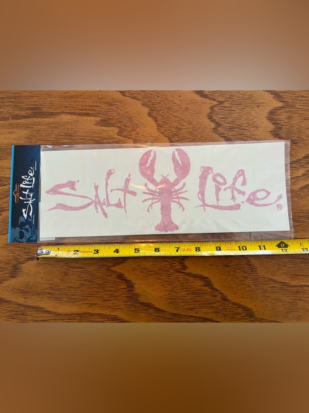 Salt Life Pink Lobster Logo Decal